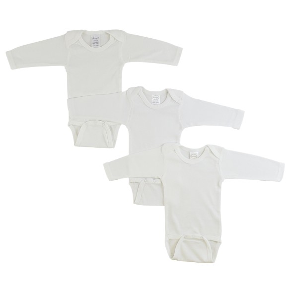 Long Sleeve One Piece - White