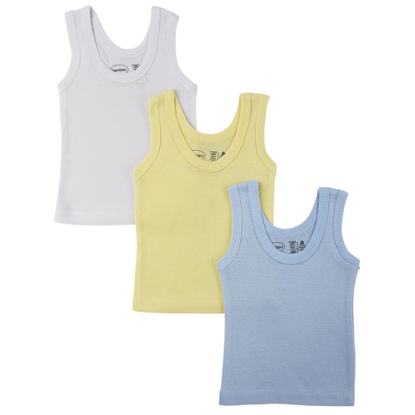 Boys Pastel Variety Sleeveless Tank Top Shirts