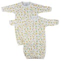 Print Infant Gowns (Pack of 2)