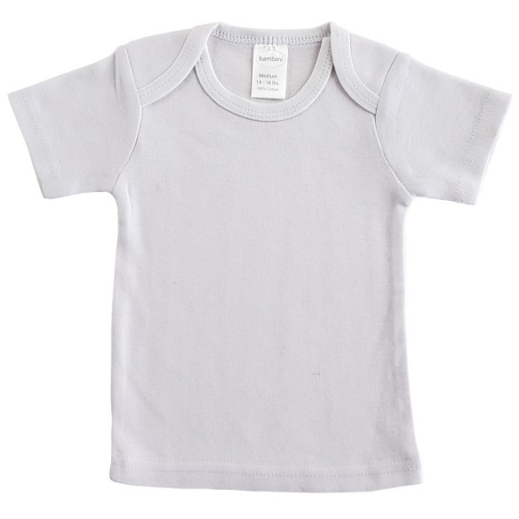 Bambini Interlock White Short Sleeve T-Shirt