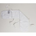 White Abdominal Binder
