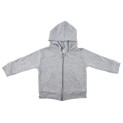 Heather Grey Interlock Hooded Sweat Shirt