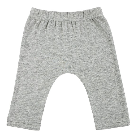 Heather Grey Long Pants made from Interlock cotton