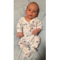Terry Print Closed-Toe Sleep & Play