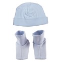 Newborn Infant Cap and Booties Set