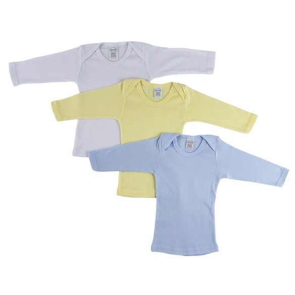 Boys Pastel Variety Long Sleeve Lap T-Shirts