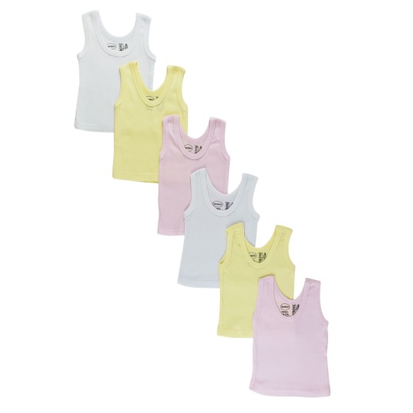 Girls's Six Pack Pastel Tank Top