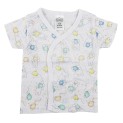 Print Short Sleeve Side-Snap Shirt