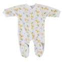 Preemie Terry Print Closed-Toe Sleep & Play