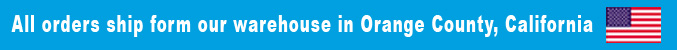 All orders ship form our warehouse in Orange County, California
