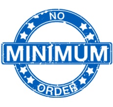 No Minimum Order